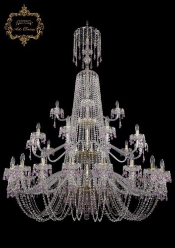 11.24.20+10+5.530.3d.XL-194.Gd.V7010 Подвесная хрустальная люстра 11.24 Art Classic 11.24.20+10+5.530.3d.XL-194.Gd.V7010