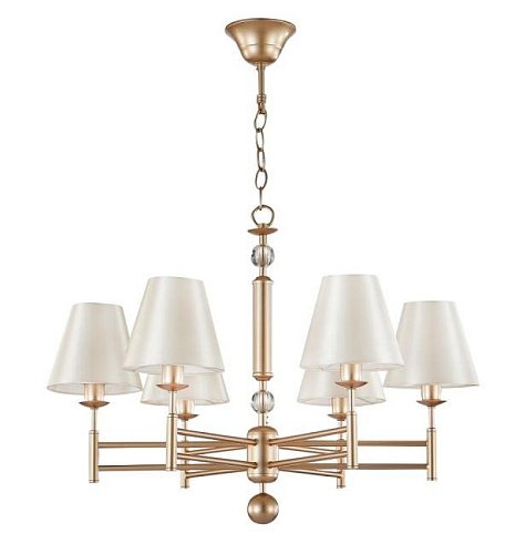 FLAVIO SP6 GOLD Подвесная люстра Crystal Lux Flavio FLAVIO SP6 GOLD