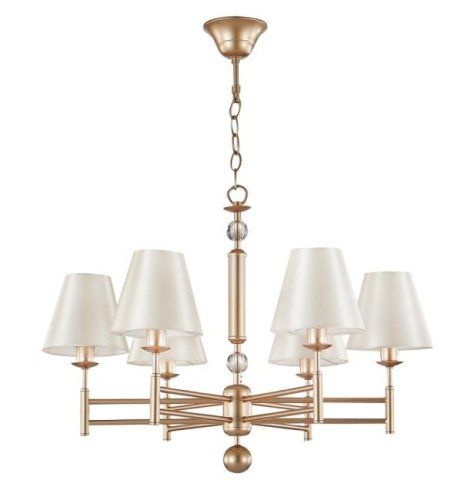 FLAVIO SP6 GOLD Подвесная люстра Crystal Lux Flavio FLAVIO SP6 GOLD