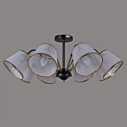 IL0344-8CSQ-79 BK AB Потолочная люстра ILLUMICO IL0344-8CSQ-79 BK AB