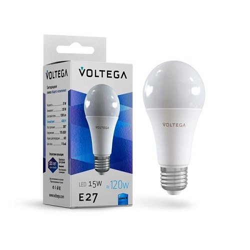 7157 Светодиодная лампа Voltega General Purpose Bulb 15W 7157
