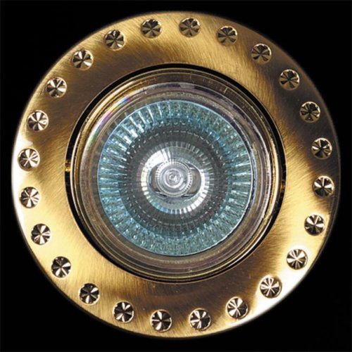 Встраиваемый светильник Reluce 03053-9.0-001AK MR16 SG+GD