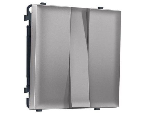 MS505010 MS505010 Комплект механизма 3-кл выключателя SIGMA Сталь матовый 10A-250V QUANT PRO (SP5050, PR133)