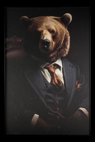 TD196 Картина настенная Teona Decor Bear TD196