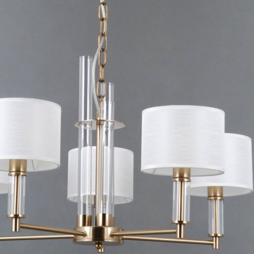 Подвесная люстра ILLUMICO IL0755-5PSQ-25 BRASS GENOA