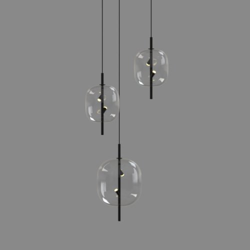 10018P/1 black/clear Светильник подвесной Delight Collection 10018P 10018P/1 black/clear