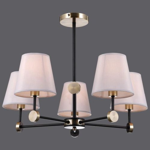 IL0394-5CSQ-24 BK AB CASTOR Потолочная люстра ILLUMICO IL0394-5CSQ-24 BK AB CASTOR
