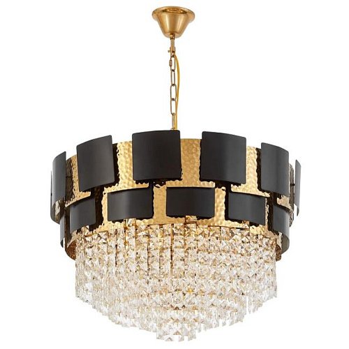 LDP 7045-600 BK+GD Подвесная люстра Lumina Deco Molina LDP 7045-600 BK+GD