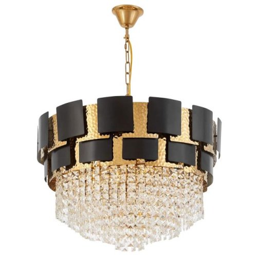 LDP 7045-600 BK+GD Подвесная люстра Lumina Deco Molina LDP 7045-600 BK+GD