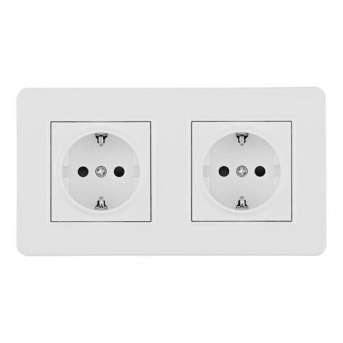 Розетка Arte Milano Set16-2 SET16-2-40-1x2 white