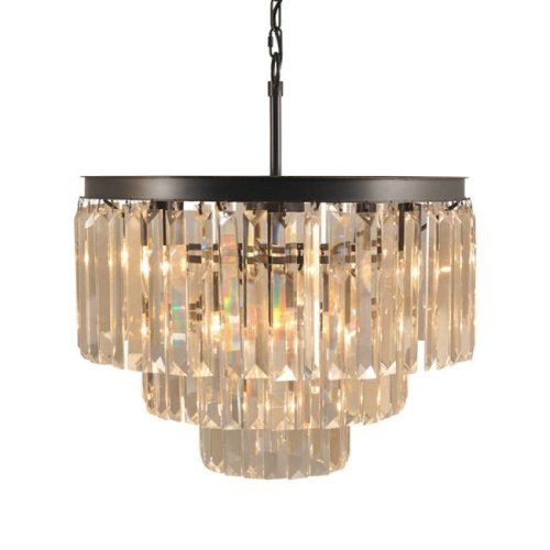 CH015-9-ABG Подвесная люстра 1920s Odeon Delight Collection CH015-9-ABG