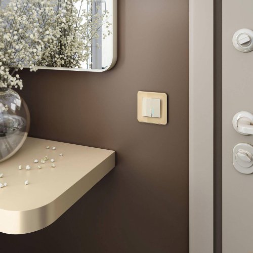 Рамка Werkel Elite айвори W0012443/ Рамка на 1 пост Elite (айвори, стекло)