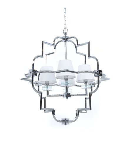 Подвесная люстра Lumina Deco Baltimore LDP 8020-4 CHR+WT