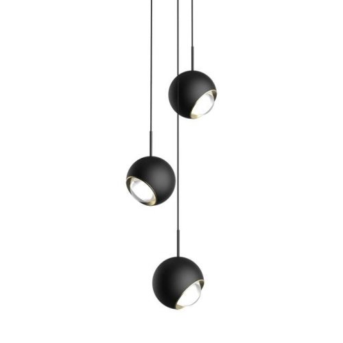MD2826-3B black/gold Светильник подвесной Delight Collection MD2826 MD2826-3B black/gold