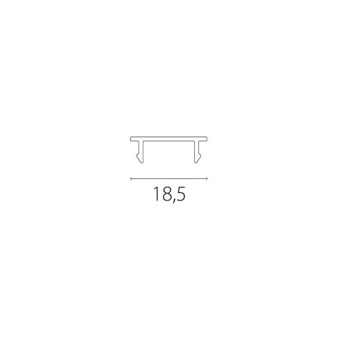 Экран декоративный (1м) к треку 5040xx-(F)/(R) Lightstar Quattro 504007-FR