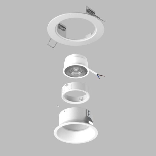 Комплект со светильником Lightstar Domino D61607BMOD