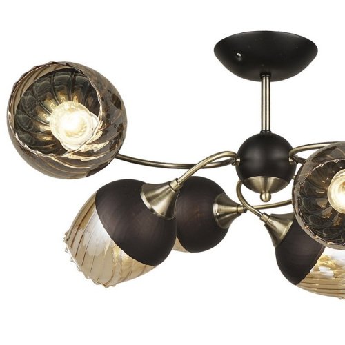 Потолочная люстра Reluce 04250-0.3-06 BK+AB