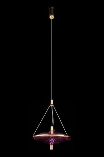 LE3027/1S GD/PU Светильник подвесной LEON Chantale LE3027/1S GD/PU