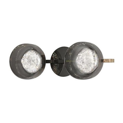 MT9128-2W pearl black/smoke Настенное бра Delight Collection MT9128 MT9128-2W pearl black/smoke