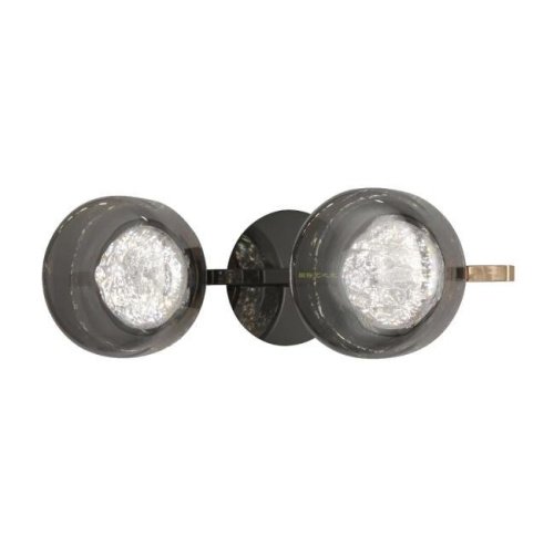 MT9128-2W pearl black/smoke Настенное бра Delight Collection MT9128 MT9128-2W pearl black/smoke