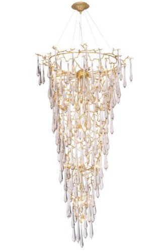 REINA SP34 D1200 GOLD PEARL Люстра каскадная Crystal Lux Reina REINA SP34 D1200 GOLD PEARL