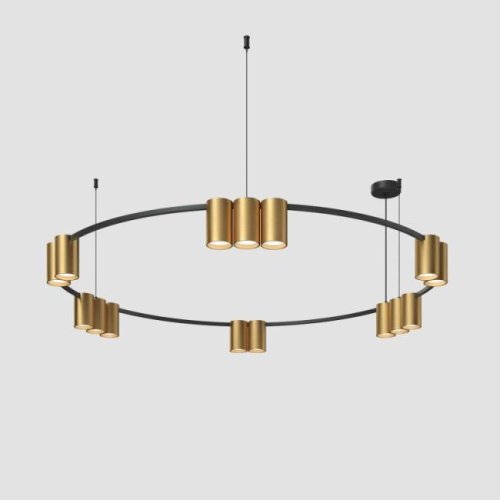 DK4067-BK+SG Подвесная люстра Denkirs Orbit DK4067-BK+SG