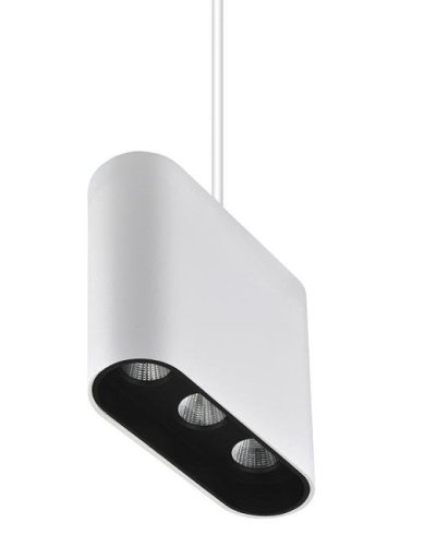 Светильник подвесной Lumien Hall Элой 8004/3P-WT-BK