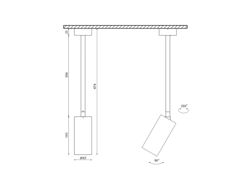 00-00003420 Сменное крепление M5 для светильников VILLY, SWG PRO 00-00003420