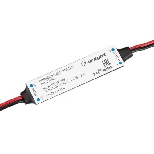 Миниатюрный диммер для монохромной светодиодной ленты Arlight 028436