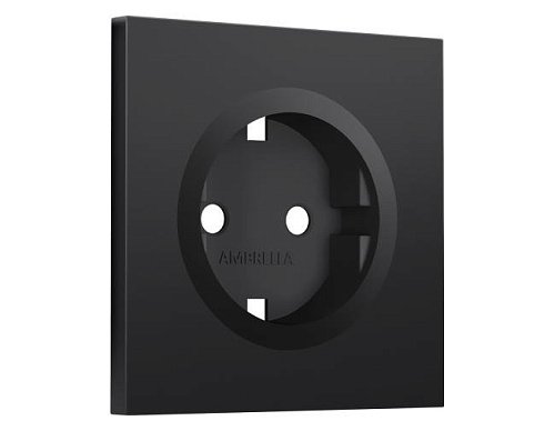 SP8060 SP8060 Лицевая панель SIGMA (Черный матовый) для электрической розетки с/з QUANT PRO