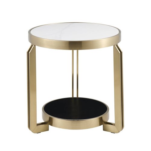 Журнальный стол Stool Group Калисто EET-316-BRCG white/black
