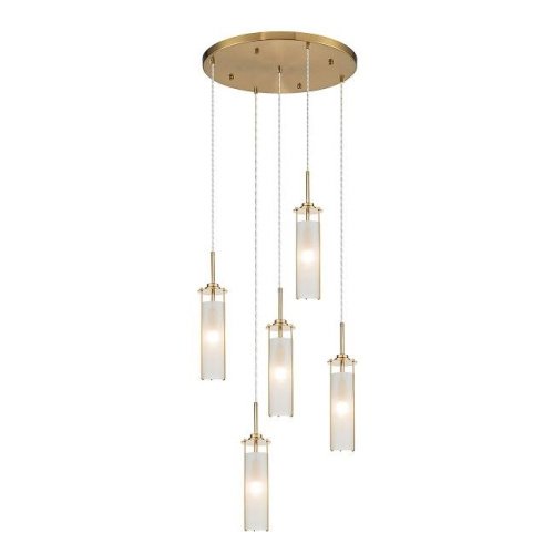 V000417 Светильник подвесной Indigo Torcia V000417 11038/5PL Brass