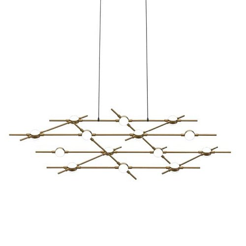 Подвесная люстра Delight Collection Molecular MD18001067-14A black/gold