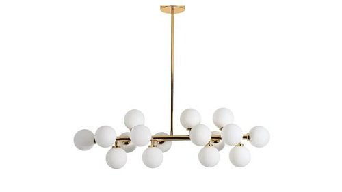 LDP 6033-16 GD Люстра на штанге Lumina Deco Marsiada LDP 6033-16 GD