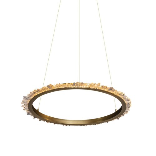 MD20020154-1A satin gold Подвесная люстра Delight Collection Quartz Halo MD20020154-1A satin gold