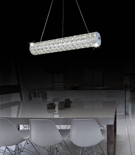 Подвесная хрустальная люстра Lumina Deco DDP 630-800