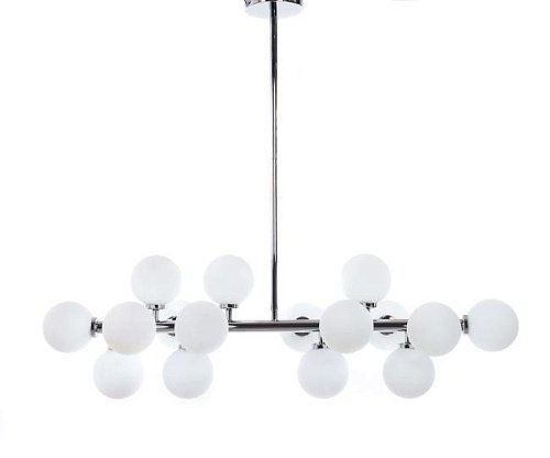 LDP 6033-16 CHR Люстра на штанге Lumina Deco Marsiada LDP 6033-16 CHR