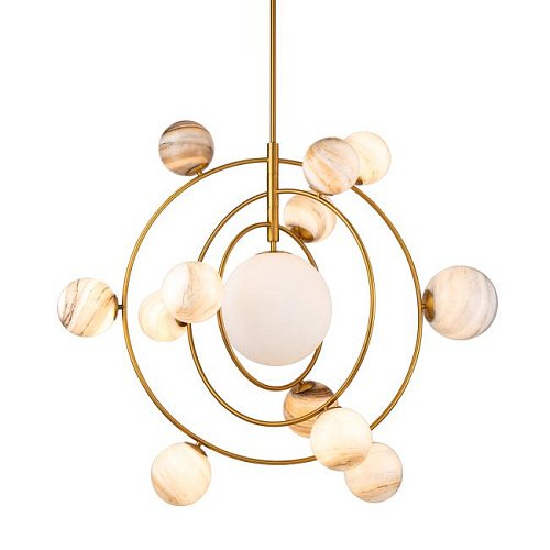 KG1122P-13 brass Люстра на штанге Delight Collection Planet KG1122P-13 brass