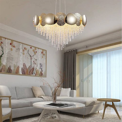 L38518.92 Подвесная хрустальная люстра Mastery L'Arte Luce Luxury L38518.92