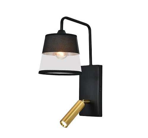 598/1A Black/Brass Настенное бра Escada Comfy 598/1A Black/Brass