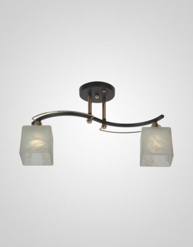 Потолочная люстра Мелодия Света Cube P5535-2 BK+GD 000029939