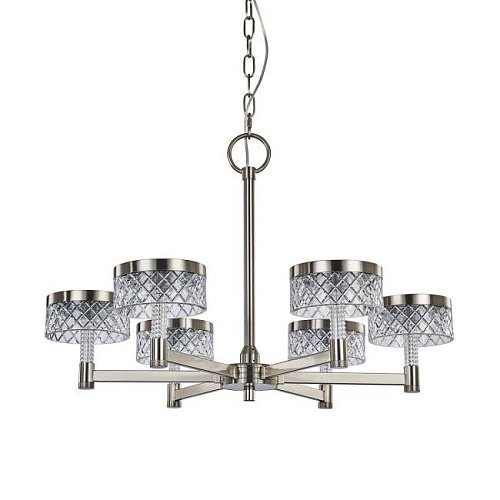 MD21020075-6A satin nickel Подвесная люстра Delight Collection Diamond cut MD21020075-6A satin nickel