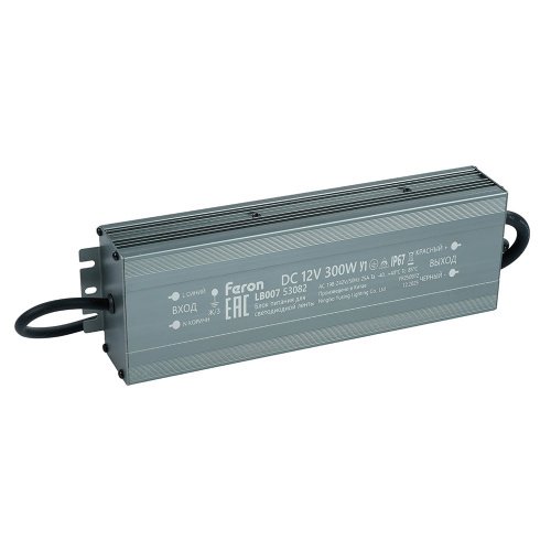 53082 Трансформатор электронный для светодиодной ленты 300W 12V IP67 Feron 53082