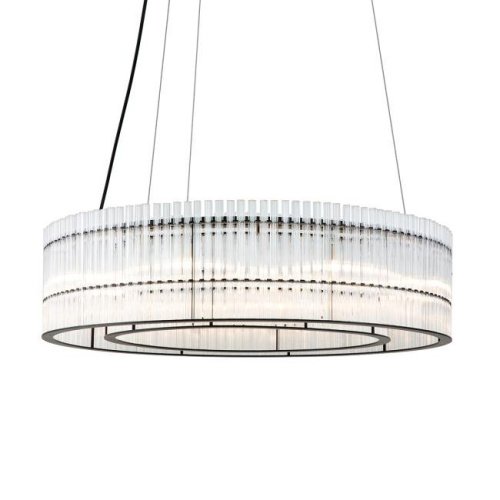 771198 (KM1293P-8) black/clear Подвесная люстра Delight Collection KM1293 771198 (KM1293P-8) black/clear
