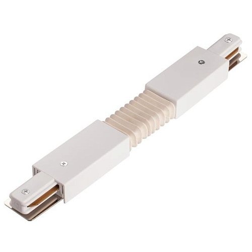 IL.0010.0047 Соединитель «F» однофазной шины 220V Белый гибкий IMEX IL.0010.0047