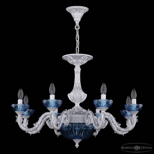 Подвесная люстра Bohemia AL7901 AL79101P/8/250 WMN P Aquamarine/M-1G