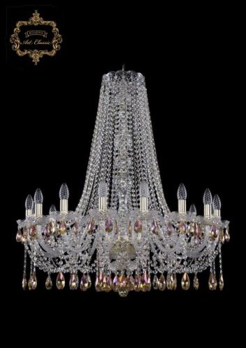 Подвесная хрустальная люстра 11.12 Art Classic 11.12.16.300.h-94.Gd.K777