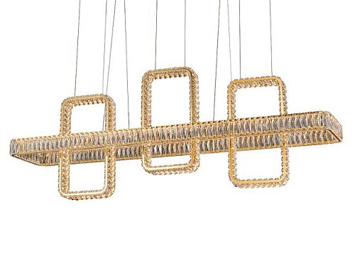 8233+1N/S gold Подвесная люстра Newport Crystal 2 8233+1N/S gold