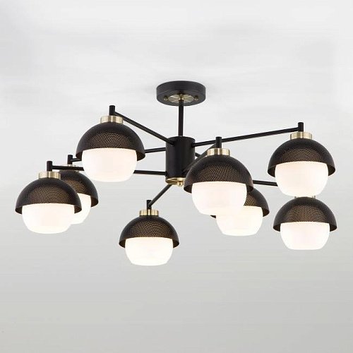 Потолочная люстра Eurosvet Nocciola 70106/8 черный Smart