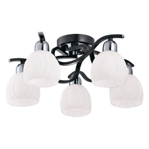 389/5PF-Blackchrome Потолочная люстра ID lamp Coral Springs 389/5PF-Blackchrome